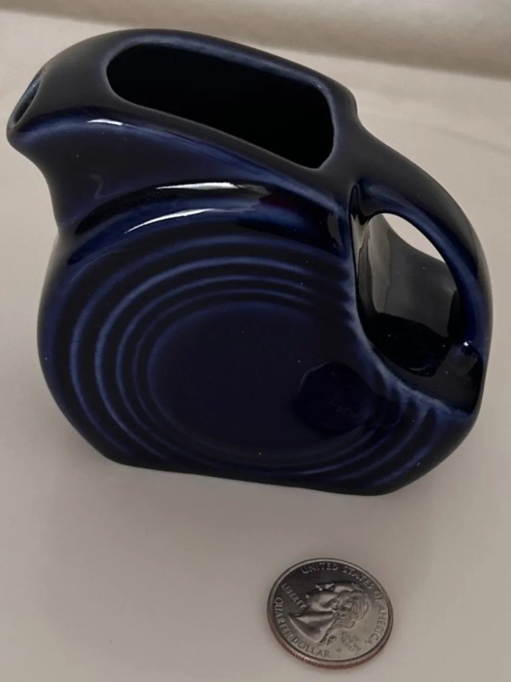 Fiesta Cobalt Blue Mini Disk Pitcher